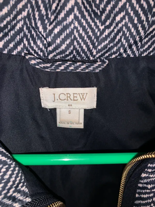 Jcrew Herringbone Vest Small - Image 2