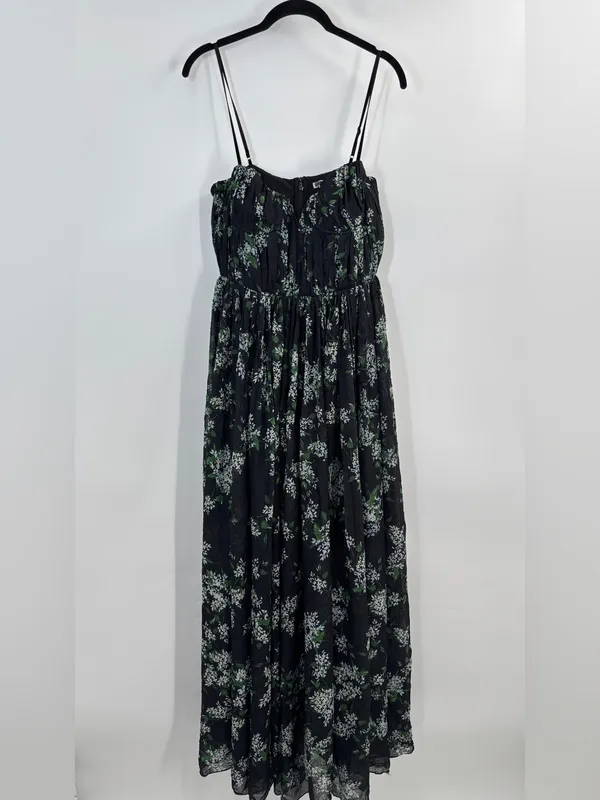 Sau Lee Georgina Gown Floral Print Maxi Dress UK14/US10 - Image 5
