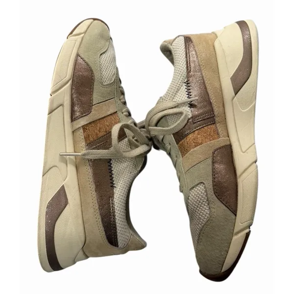 Gola Classics Women's‎ Eclipse Mode Sneakers Wheat/Oat/Bronze Size 8 Tan - Image 6