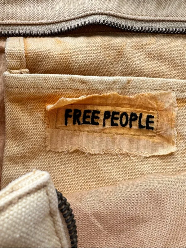 NWT Free People Camp Crush Sling Bag ~ Neutral / Yellow-ish 💛💛💛SOLD OUT! - Image 11