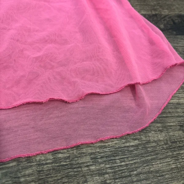 pink sheer lace tank top with tie detailing - Image 6