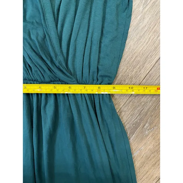 Lush Teal Sleeveless Maxi Dress Empire Waist Women’s XS - Image 3