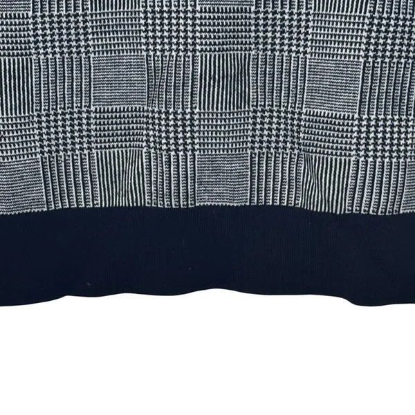 Pendleton Women's Sweater Vest Merino Wool Turtleneck‎ Houndstooth Plaid Medium - Image 5