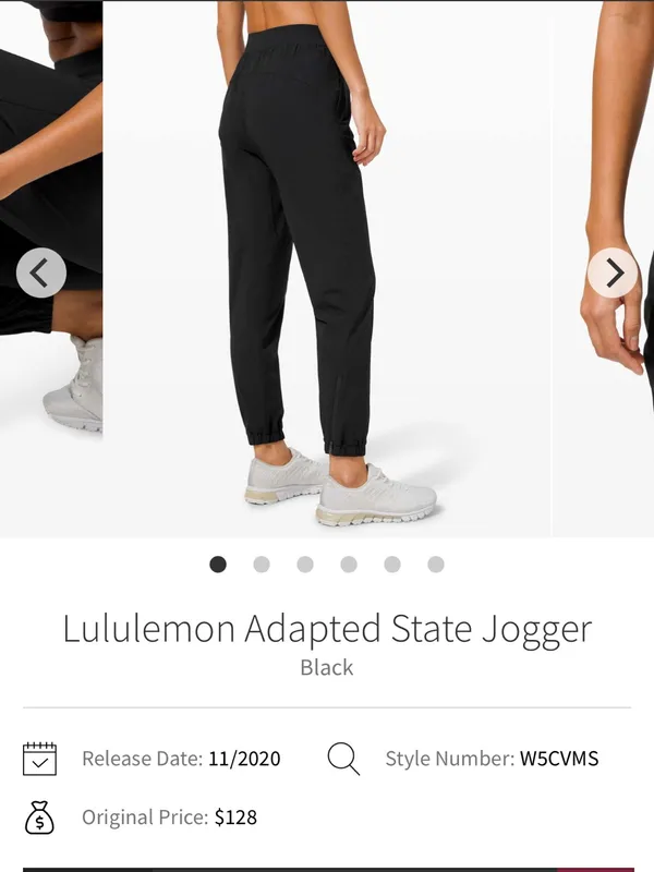 Lululemon Adapted State Jogger
Black - Image 4