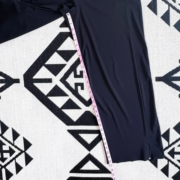 Athleta Cosmic Wide Leg Pants in Black Size 12 - Image 9