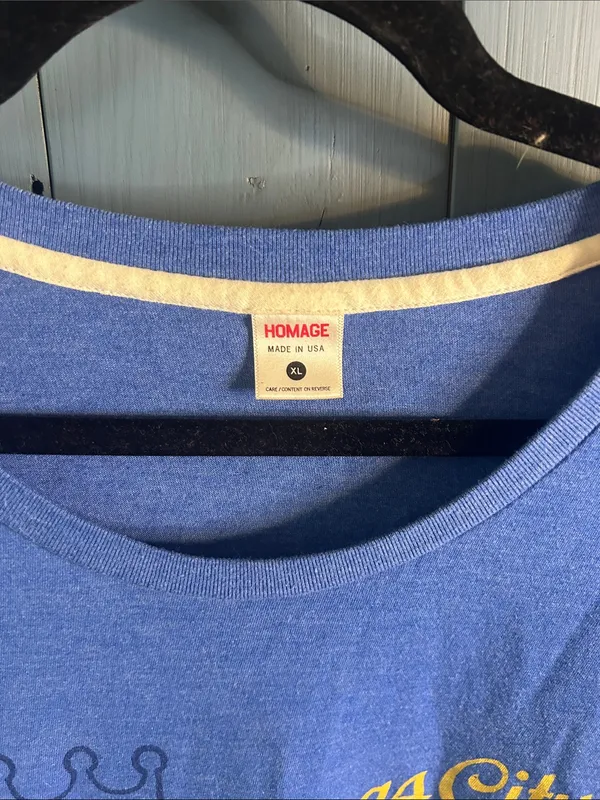 HOMAGE Blue Kansas City Kauffman Stadium Women’s Short Sleeve Tee | Size XL - Image 7