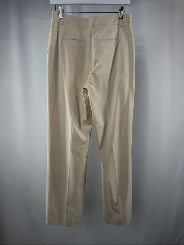 NWT OAK + FORT Wide Leg Suiting Pant in Oatmeal‎ Size 4 - Image 5