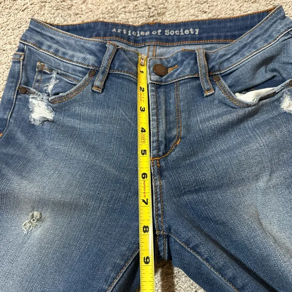 Articles Of Society Medium Blue Skinny Jeans - Image 6