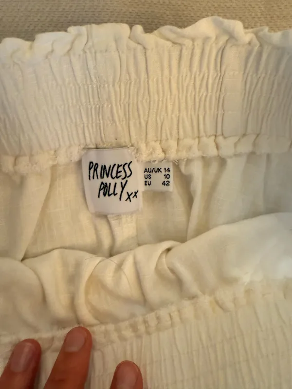 Princess Polly Skirt White Mini - Image 4