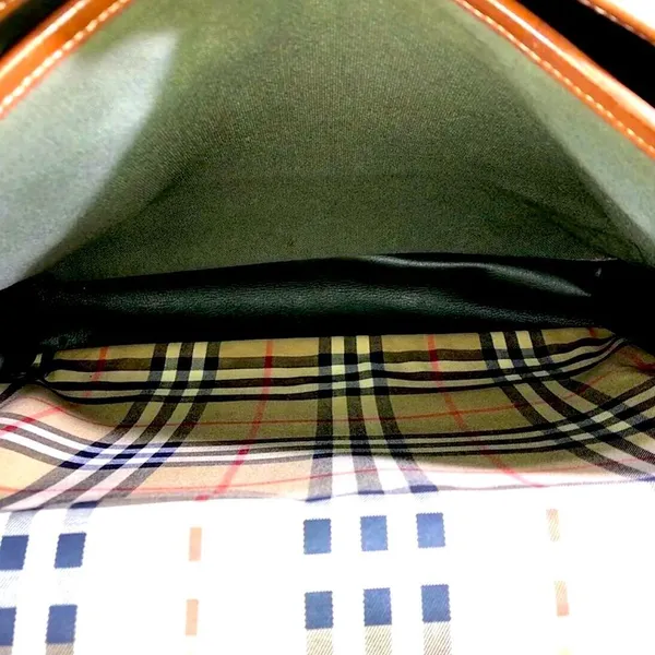 Vintage BURBERRY Messenger Laptop Bag With Adjustable Crossbody Shoulder Strap - Image 8