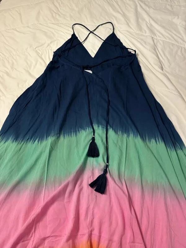 Tiare Hawaii Day Dream Women’s Multicolor Ombre Maxi Dress - NWT - Size S/M - Image 6