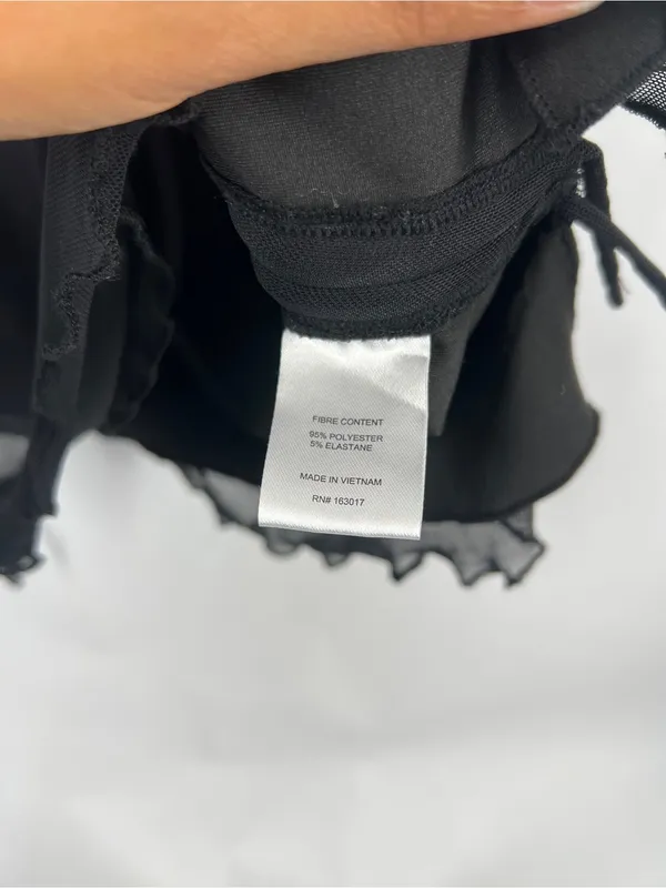 Princess Polly Bella Luna Ruched Mini Dress Black US 0 NWT - Image 8
