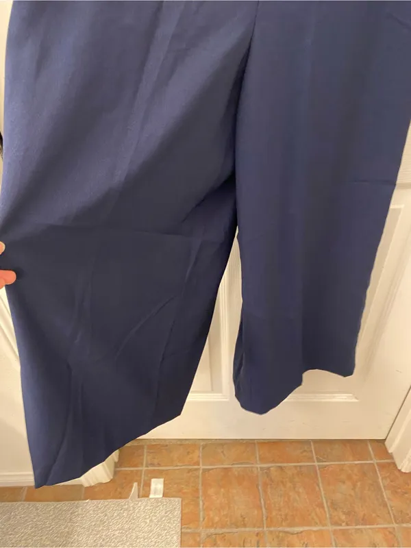 Madewell Dark Navy Wide-Leg Pants - Image 9
