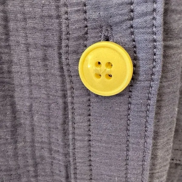 Madewell Super Oversized Shirt Jacket Passport Blue Shacket SZ L #2307 - Image 11