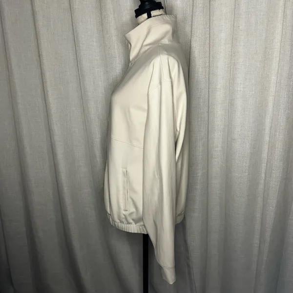 \Women's Large Ebb & Flow Zip-Up Cream Jacket - Image 2