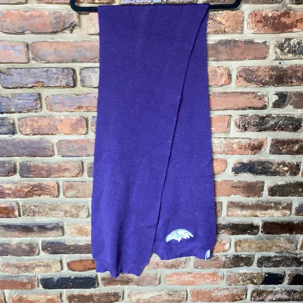 NFL Baltimore Ravens Purple Knit Scarf Women's - Image 7