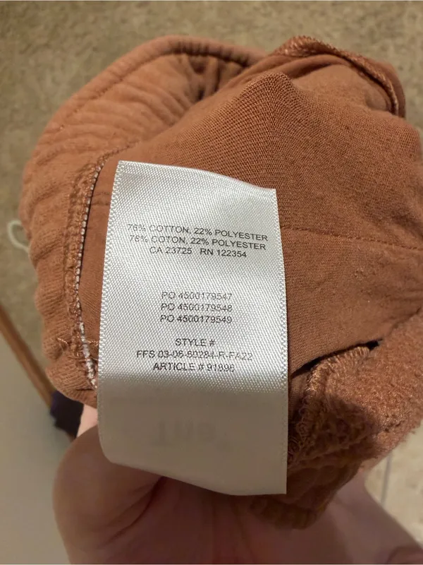 Aritzia TNA Sweatfleece Cozy Fleece Mega Fit Joggers Sweatpants Brown Medium - Image 4