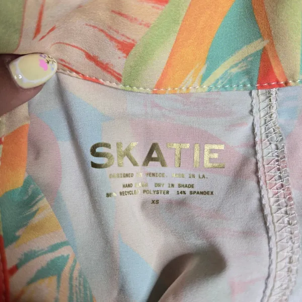 Skatie Wyatt Romper In Sunset Size:‎ XS NEW - Image 5