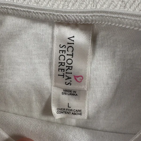 Victoria’s Secret Women’s White Cami Tank Top Size Large Adjustable Straps - Image 6