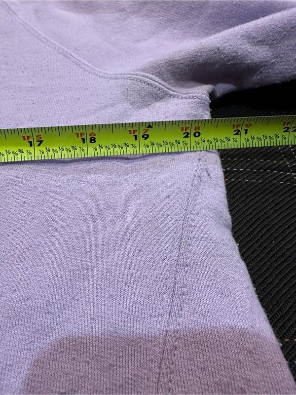 Champion Lavender Pullover Hoodie with Purple Logo - Image 5
