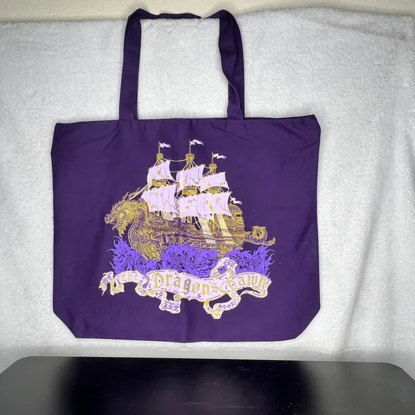 Illumicrate Voyage of the Damned Dragon Tote Bag - Frances White April 2025 - Image 7