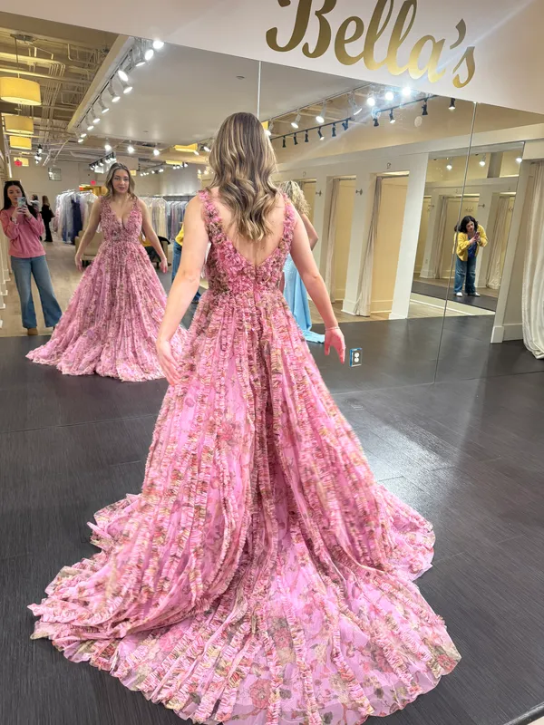 prom dress Pink Size 4 - Image 3