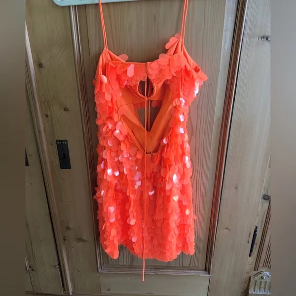 ASOS Sequin Mini Dress in Pink - Image 2