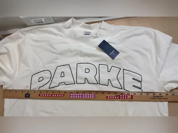 Parke x Target Mockneck Sweatshirt Women’s Size L/XL Cream Oversized - Image 6