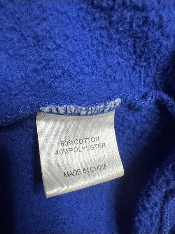 NFL Royal Blue NY Giants Pullover Hoodie XL White Logo Sequins Rhinestone Glam - Image 9
