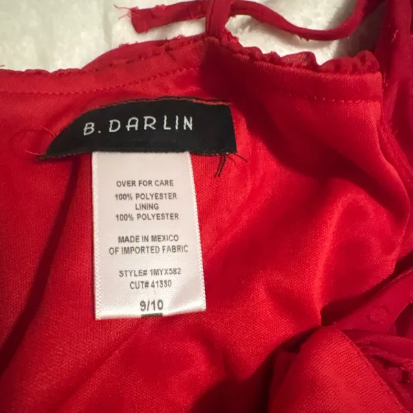 B Darlin Red Dress - Image 3