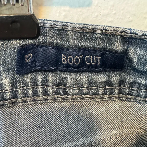 Seven7 Boot Cut Jeans Blue Denim Size 12 - Image 7