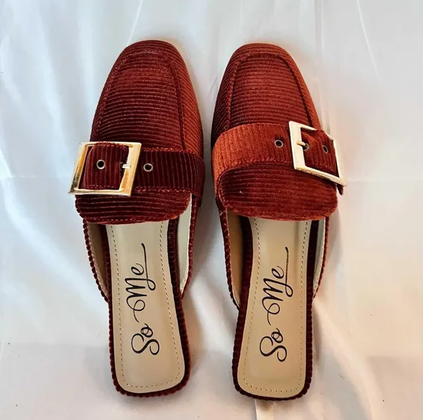 So Me | Burnt Orange Mules Size 6 - Image 3