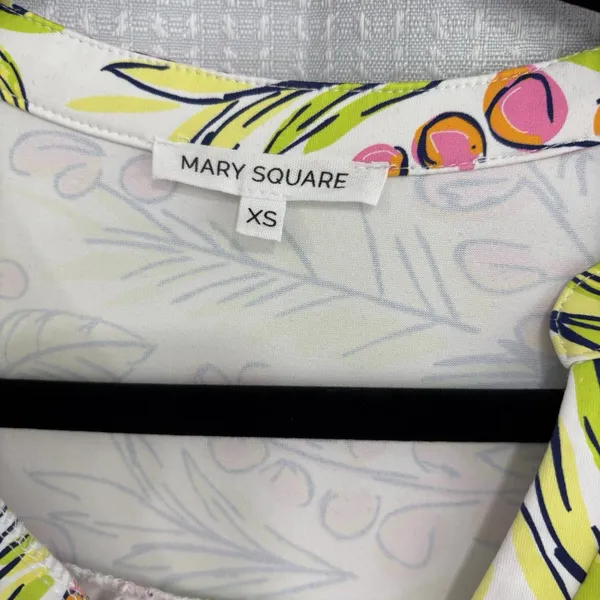 Mary Square Dress Size XS Vine Time Lime Laguna Dress SPF 50 Mini Summer - Image 5