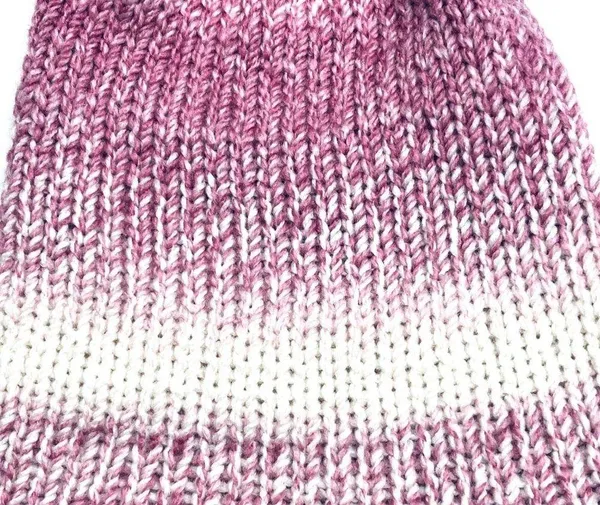 Handmade pom hat rose pink knit slouchy removable faux fur pompom adult winter - Image 10