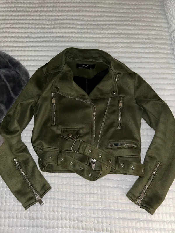 ZARA Moto Jacket Biker Suede  - Image 2