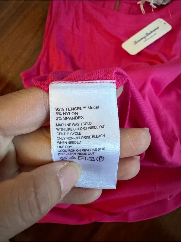 pink dress with back zipper - Image 4