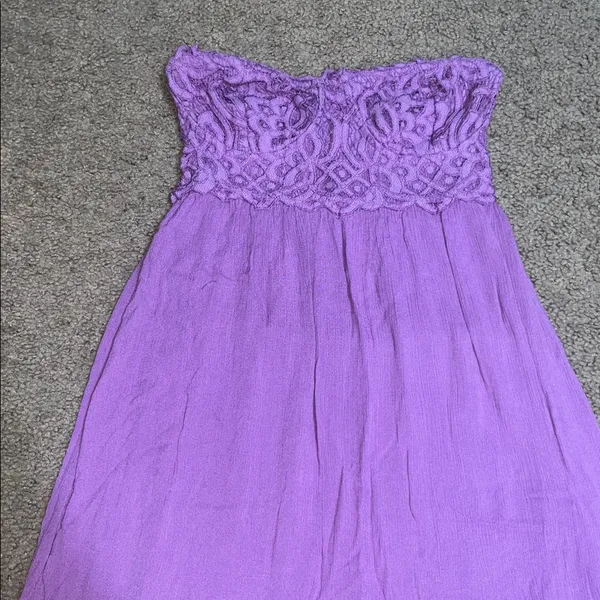 Free People FP One Adella Corset Maxi‎ Dress Beauty Berry Small - Image 4