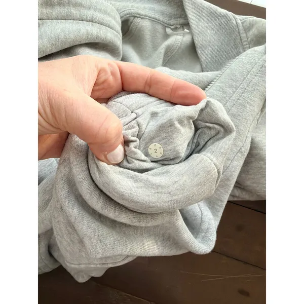 Lululemon Back To It Wrap Jacket Heathered Vapor Size 2 - Image 8