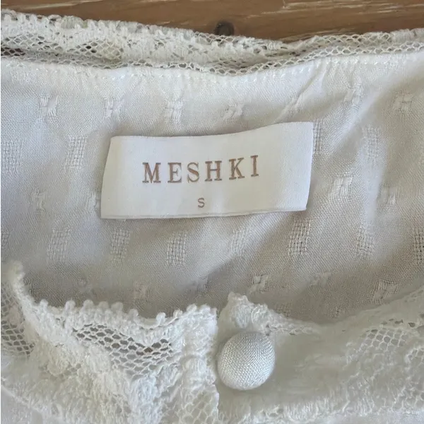 Meshki Top & Skirt Set Skylar Size S White - Image 8