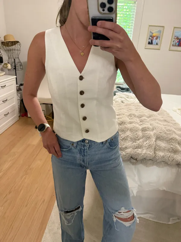 J.Crew Linen Top - Image 2