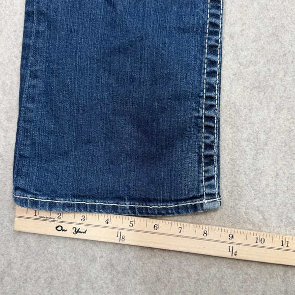 Big Star Jeans Womens 28R Hazel Curvy Fit Blue Y2K Western Indie Sleaze Low Rise - Image 9