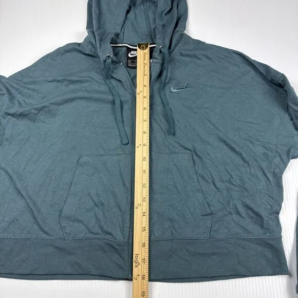 NIKE WOMEN SPORTSWEAR Full Zip TRIBLEND CLUB HOODIE Size‎ M - Image 4