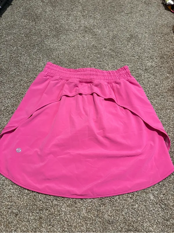 Lululemon Pink Hotty Hot Skirt Bright Pink Athletic Skort - Image 5