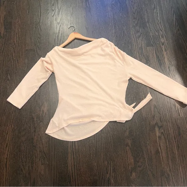 Astr the label Soft Peach Knit Top One Shoulder - Image 8