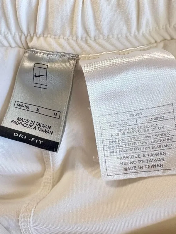 Vintage Y2K Nike Challenge Court White Tennis Skort Skirt Preppy M - Image 7