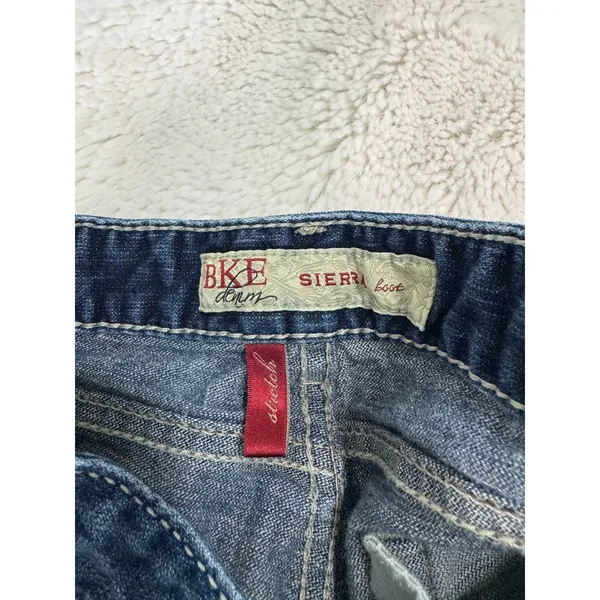 BKE Sierra Bootcut Flare Jeans 26x33.5 Y2K Low Rise Blue Denim Western - Image 5