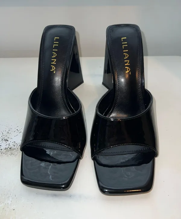 Black Block Heels Size 8.5 - Image 2