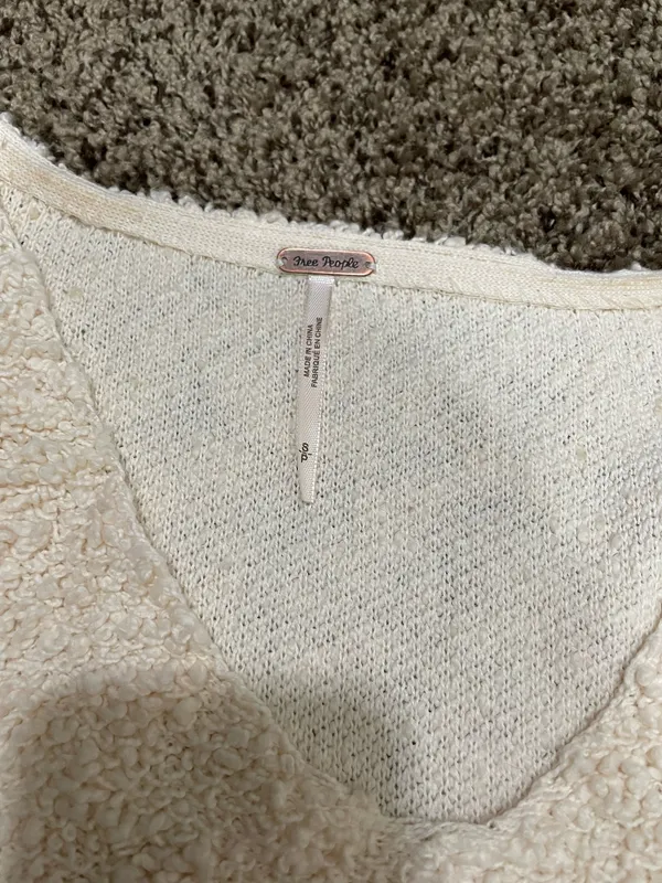 Free People Cream Sweater - Image 2