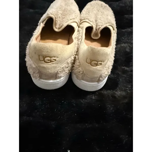 UGG RICCI DUSK FURRY SLIP ON SNEAKERS WOMENS SIZE 11 Shoes - Image 3