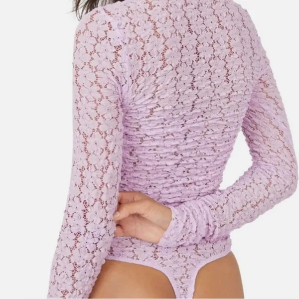 Free People Day & Night Ruched Lace Bodysuit - Image 11
